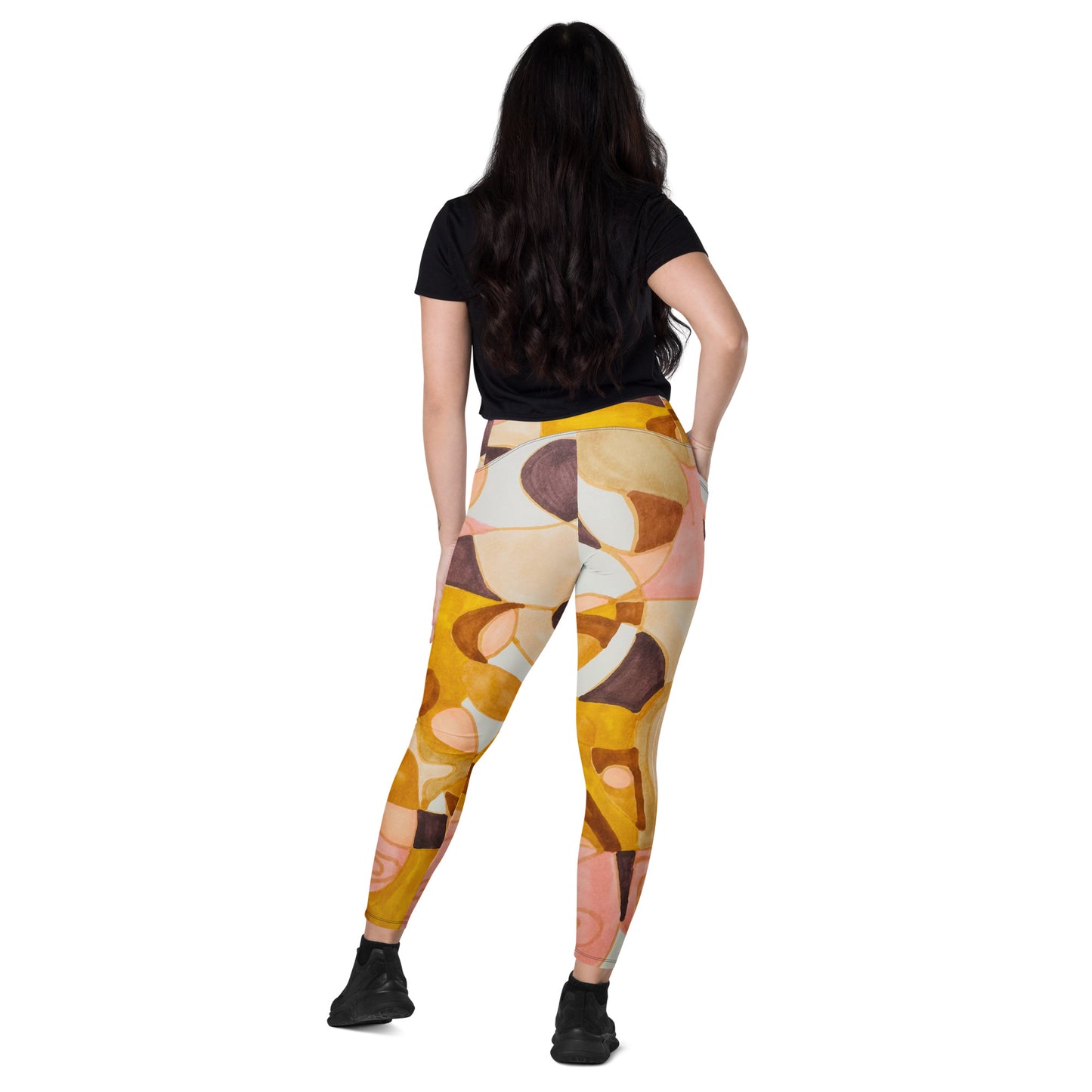 Crossover Leggings with Pockets