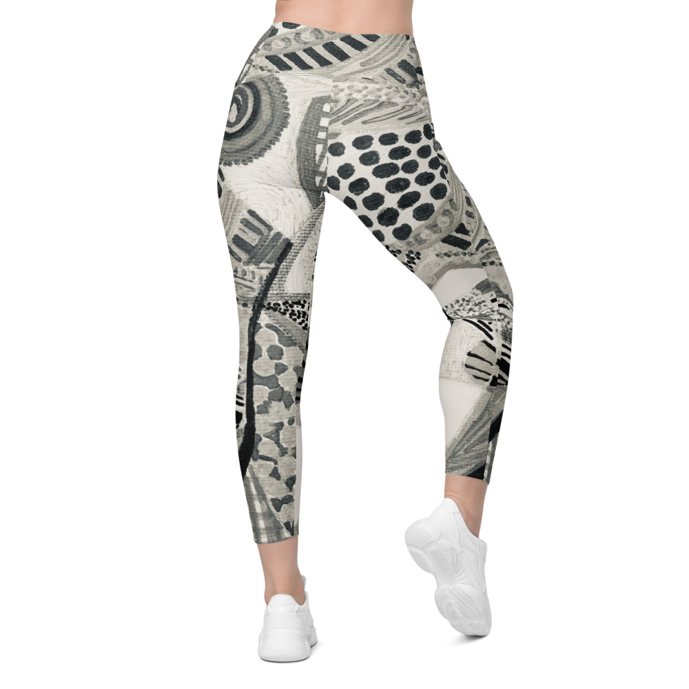 Crossover Leggings with Pockets