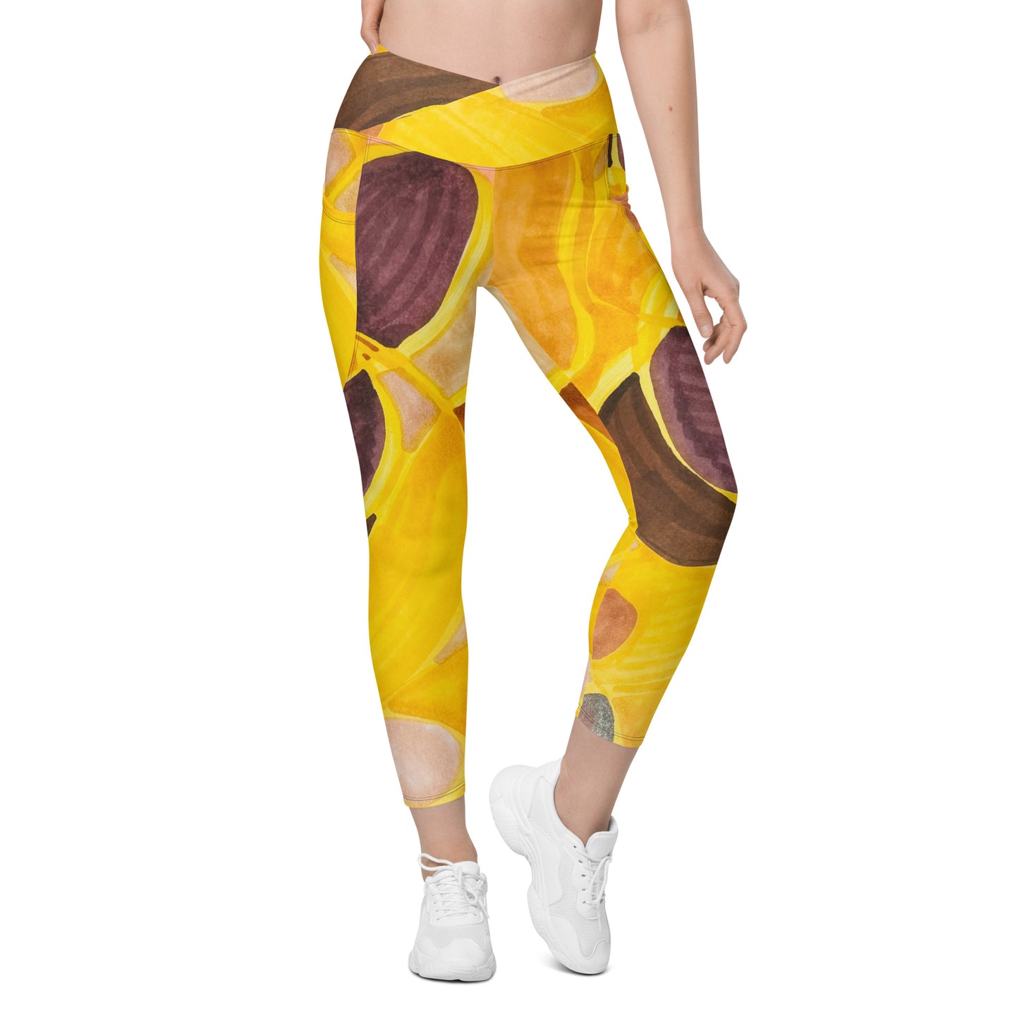 Crossover Leggings with Pockets