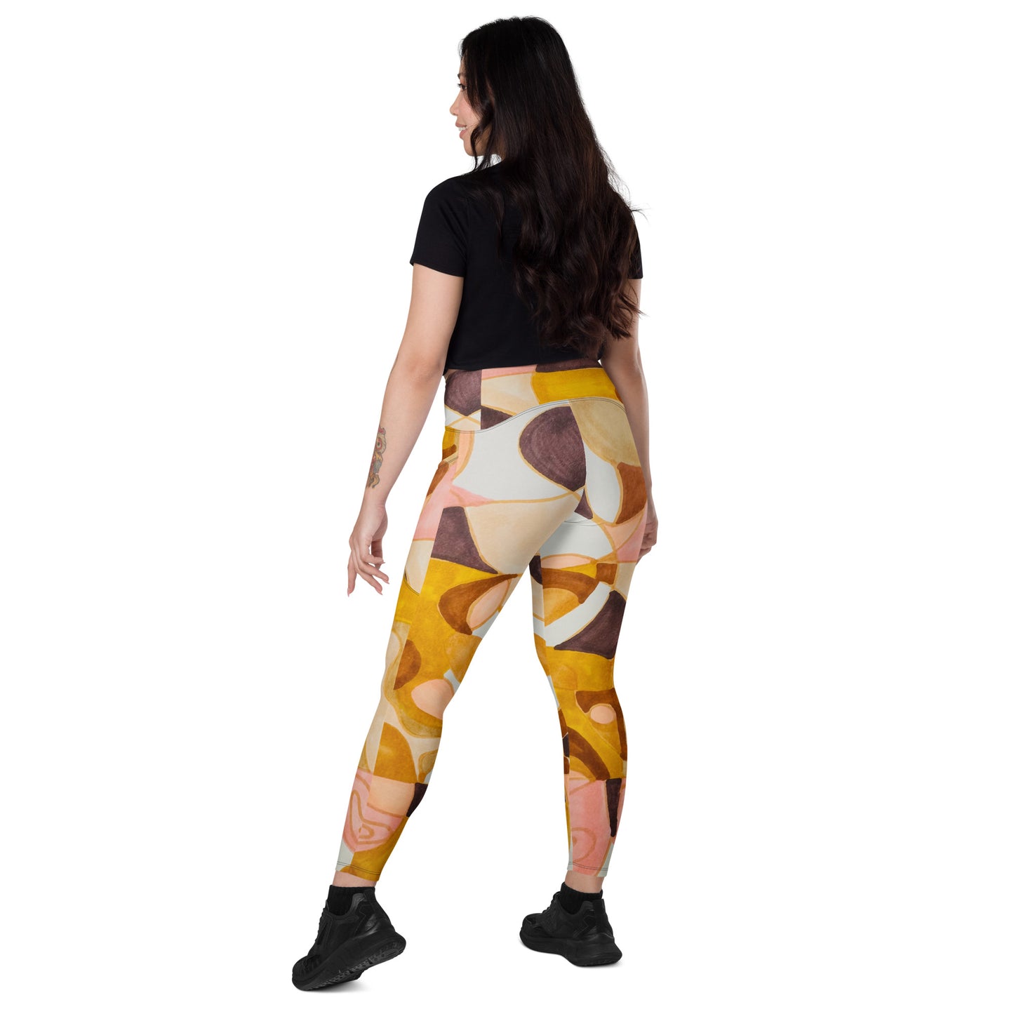 Crossover Leggings with Pockets