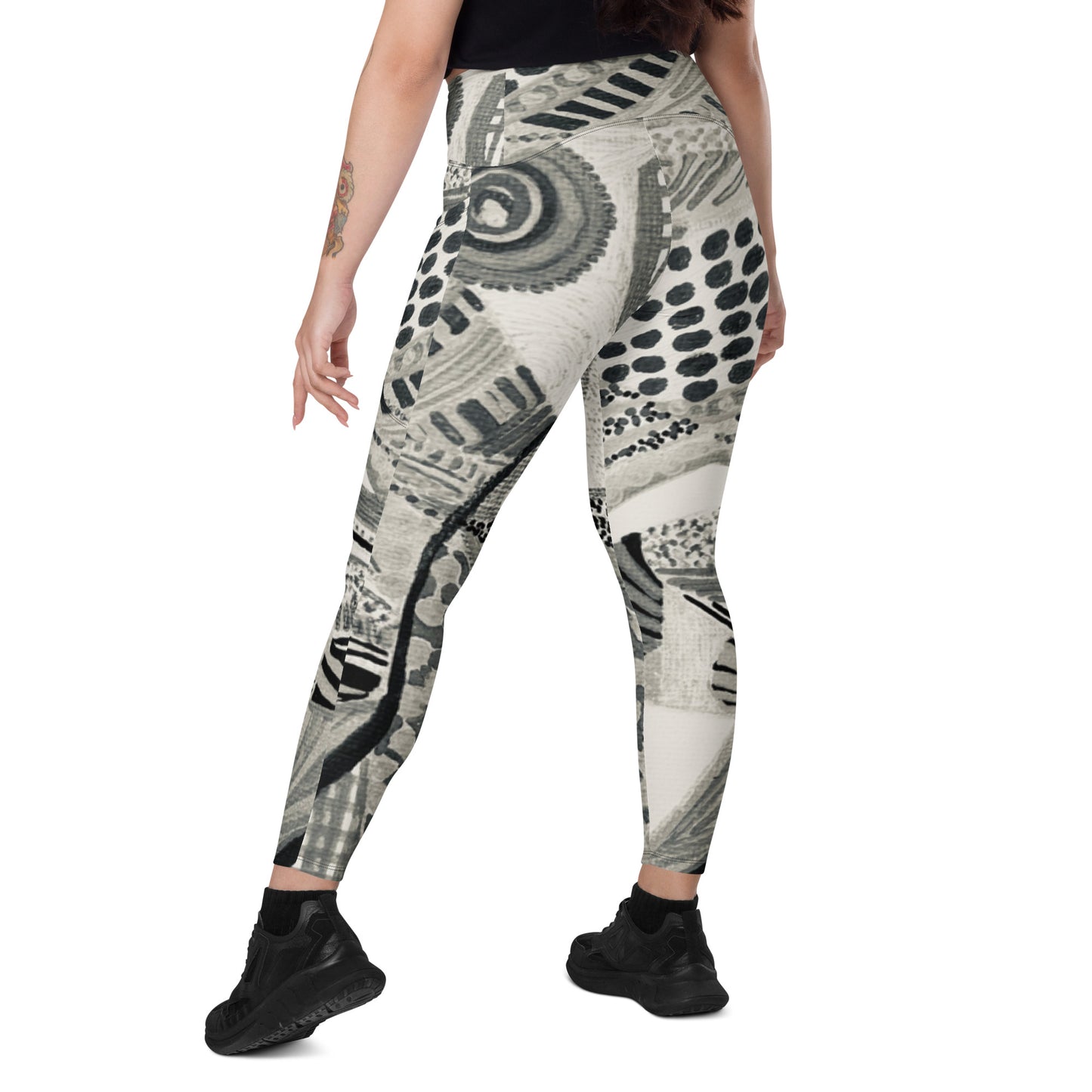 Crossover Leggings with Pockets